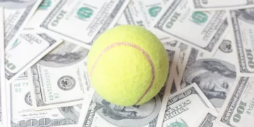 tenis pieniadze