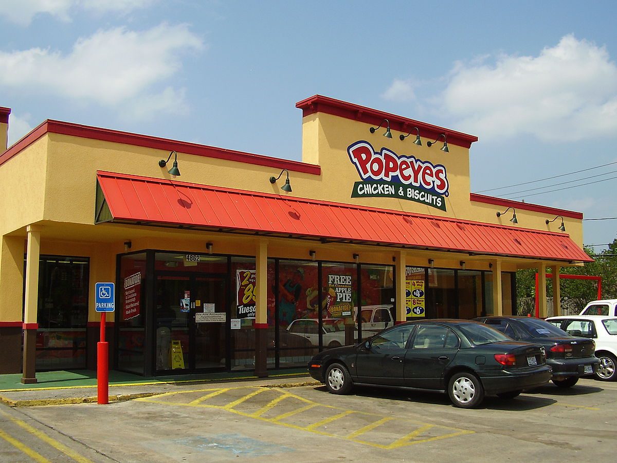 Restauracja Popeyes w Stanach Zjednoczonych