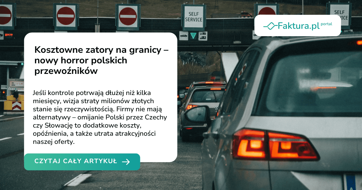 Kosztowne zatory na granicy – nowy horror polskich przewoźników