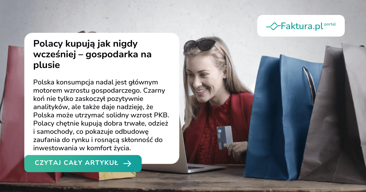 Polacy kupują jak nigdy wcześniej – gospodarka na plusie