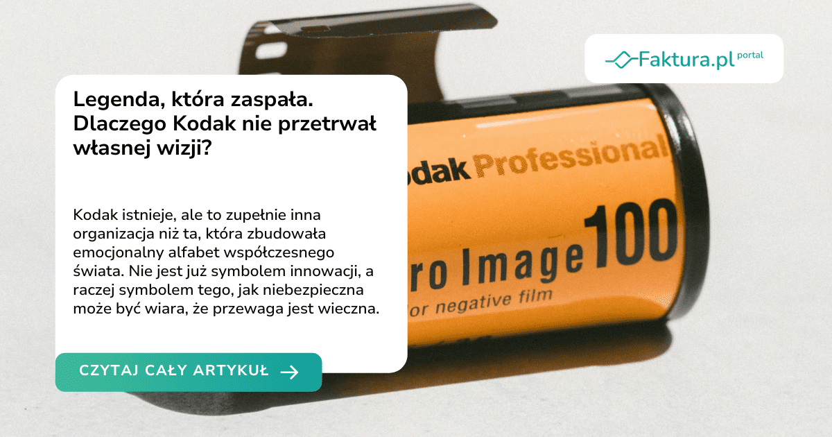 Legenda, która zaspała. Dlaczego Kodak nie przetrwał własnej wizji?