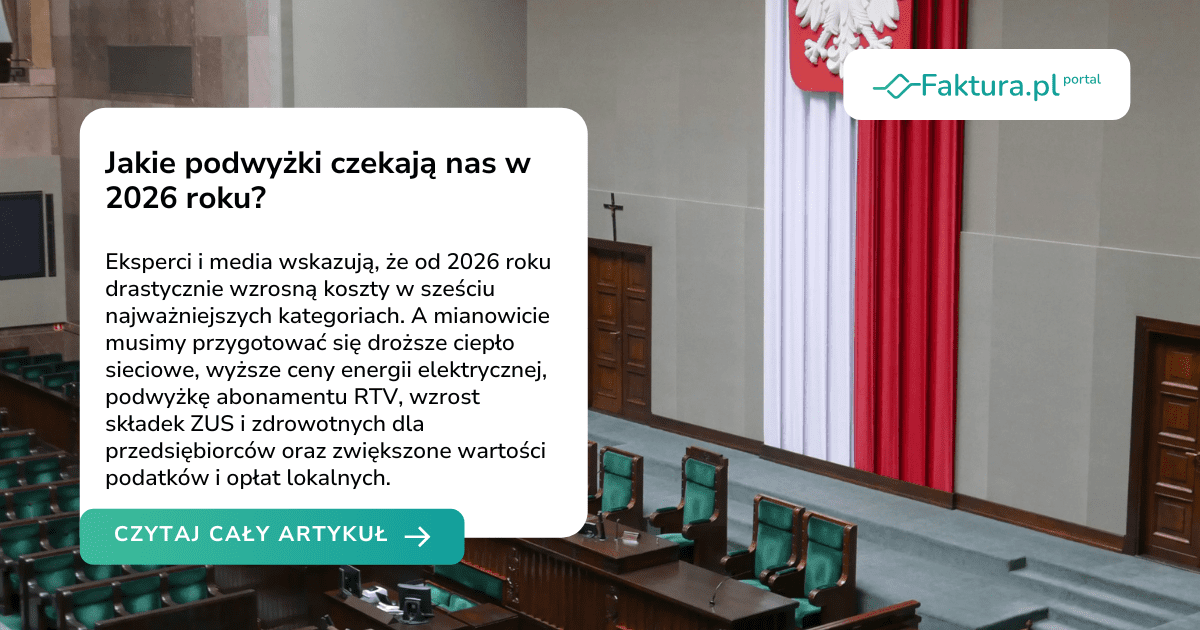 Jakie podwyżki czekają nas w 2026 roku?