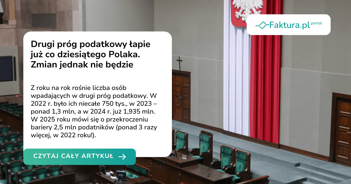 Drugi próg podatkowy łapie już co dziesiątego Polaka! Zmian jednak nie będzie